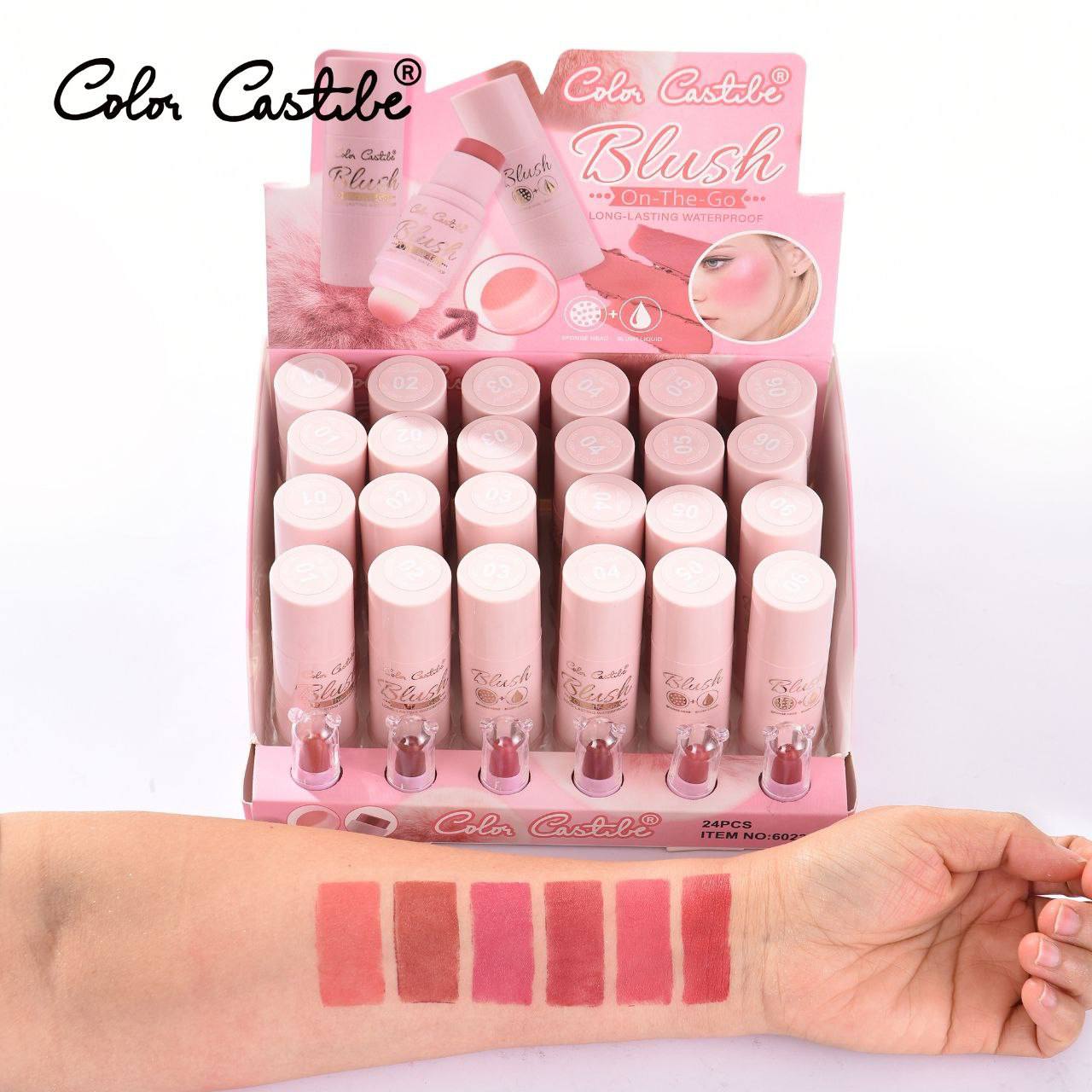 رژگونه استیکی پددار کالرکستل 