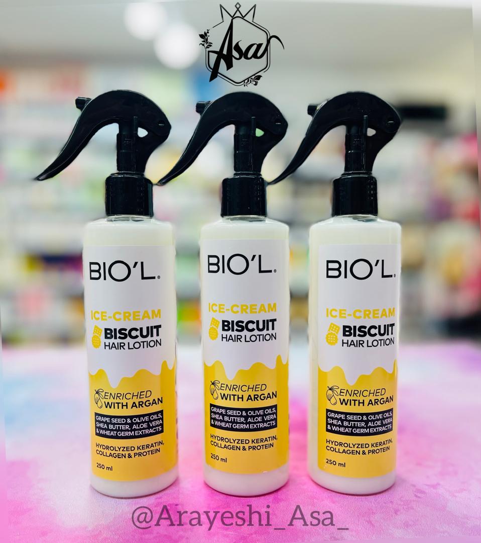 ماسک  بستنی مو بیسکوییتی بیول biol
