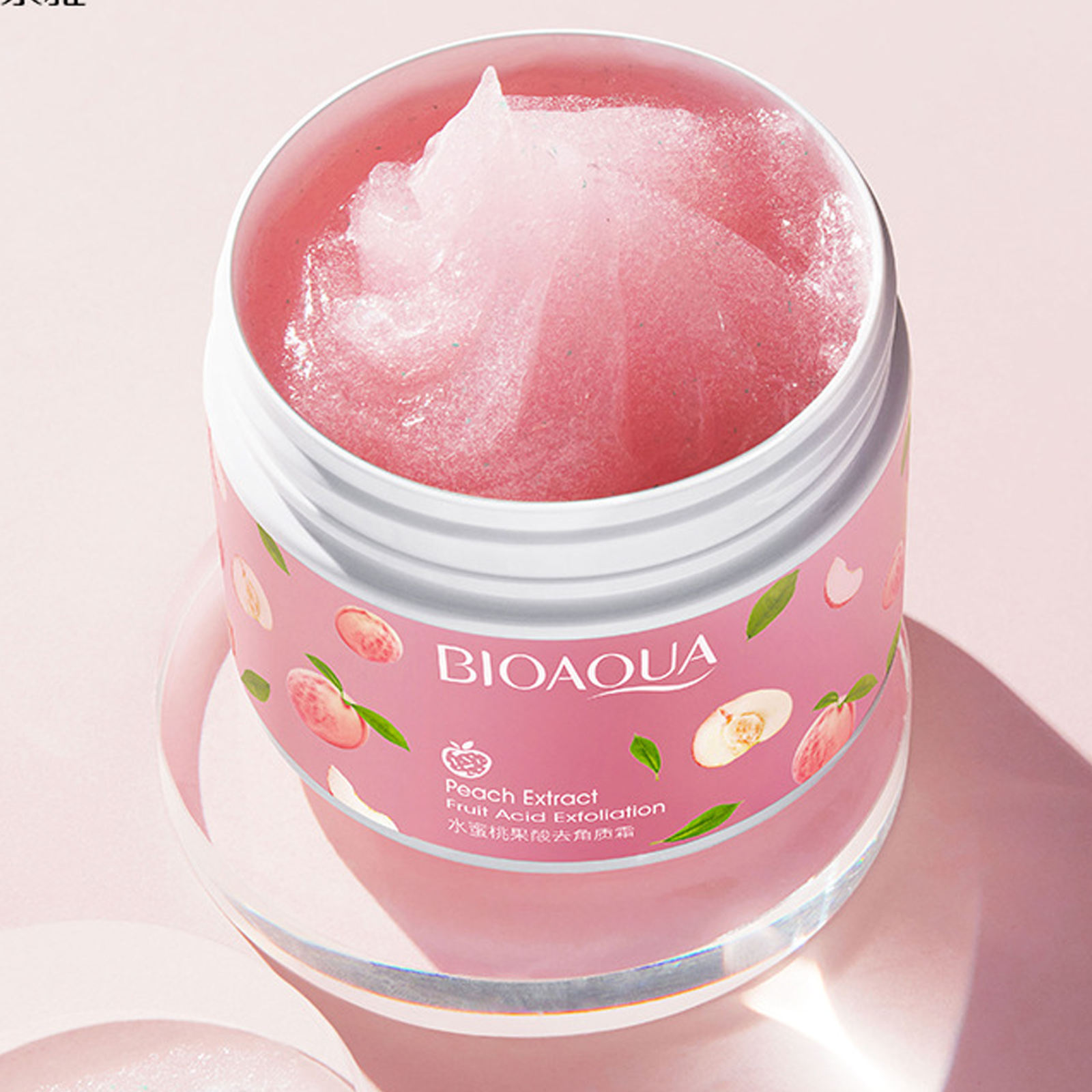 اسکراب کاسه ای صورت  هلو بیوآکوا  BIOAQUA